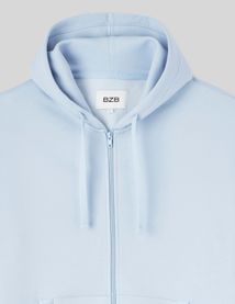 Sweat zipp&eacute; &agrave; capuche