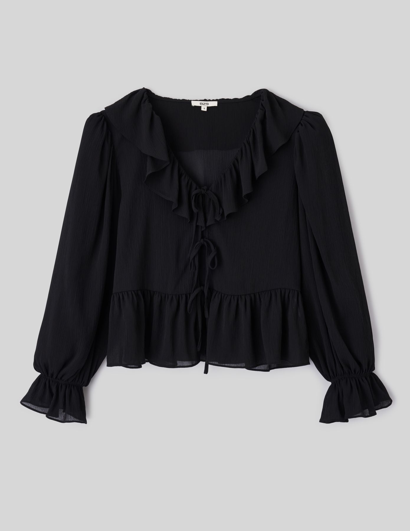 Blouse &agrave; volants