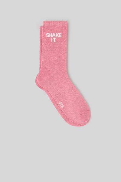 Chaussette unitaire wording lurex