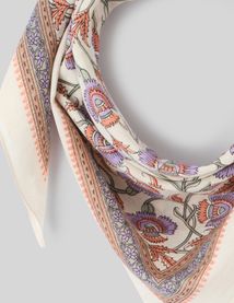 Foulard coton imprimé