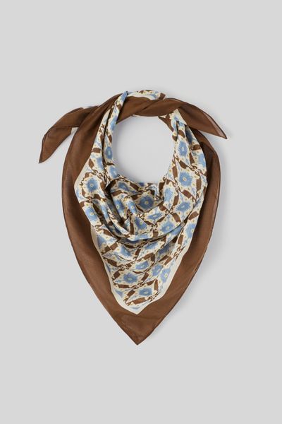 Foulard coton imprimé