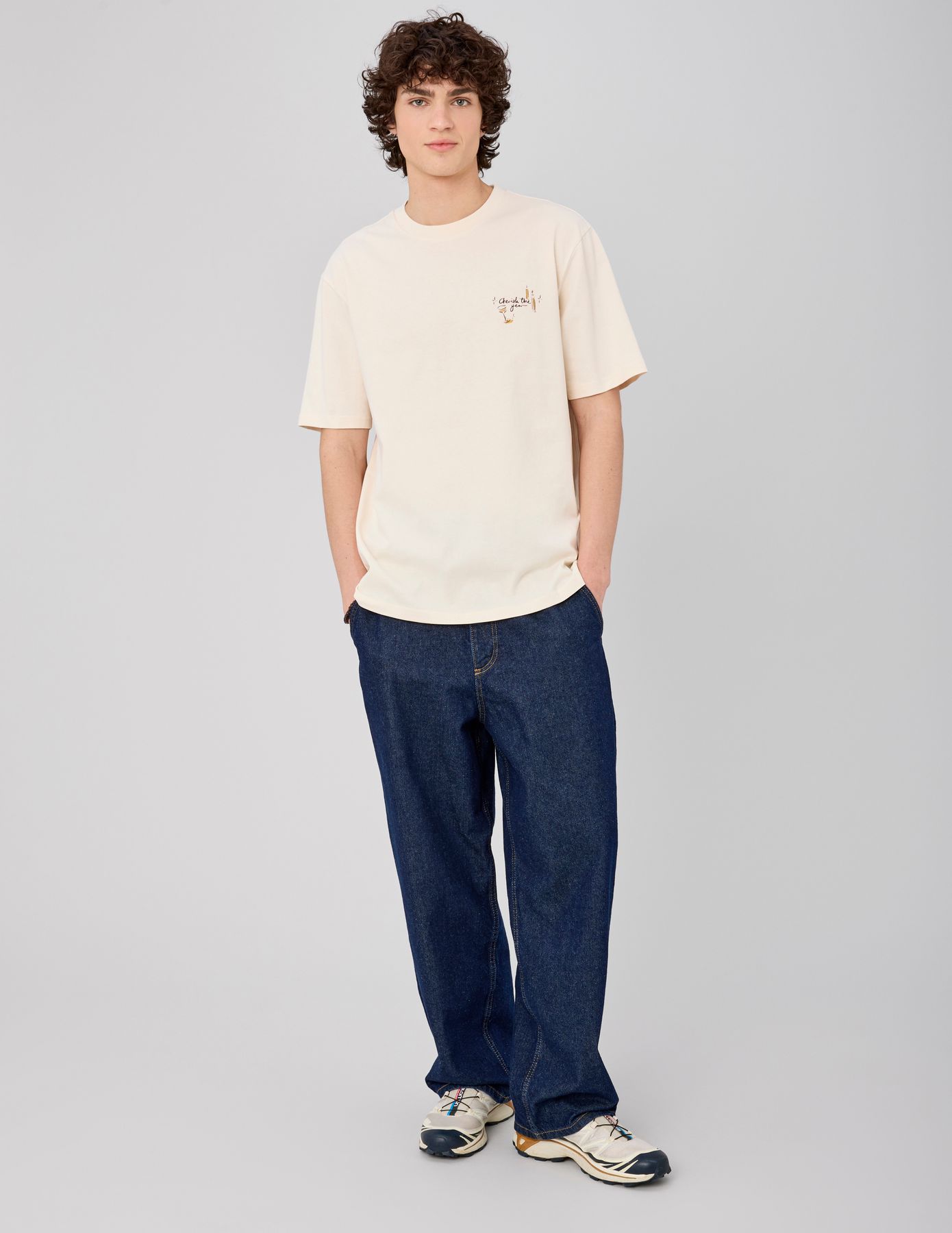 T-shirt imprim&eacute; devant/dos