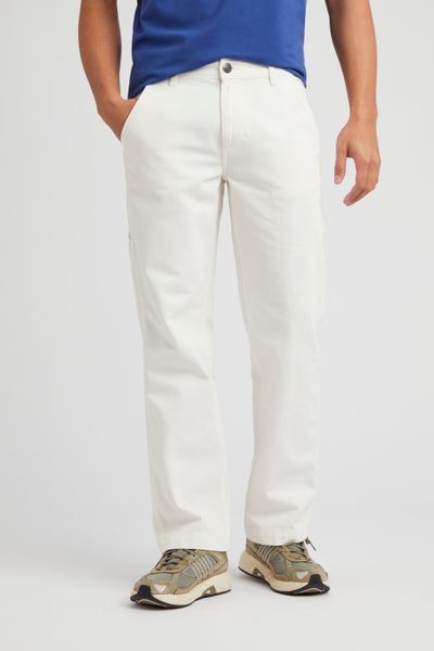 Pantalon charpentier écru
