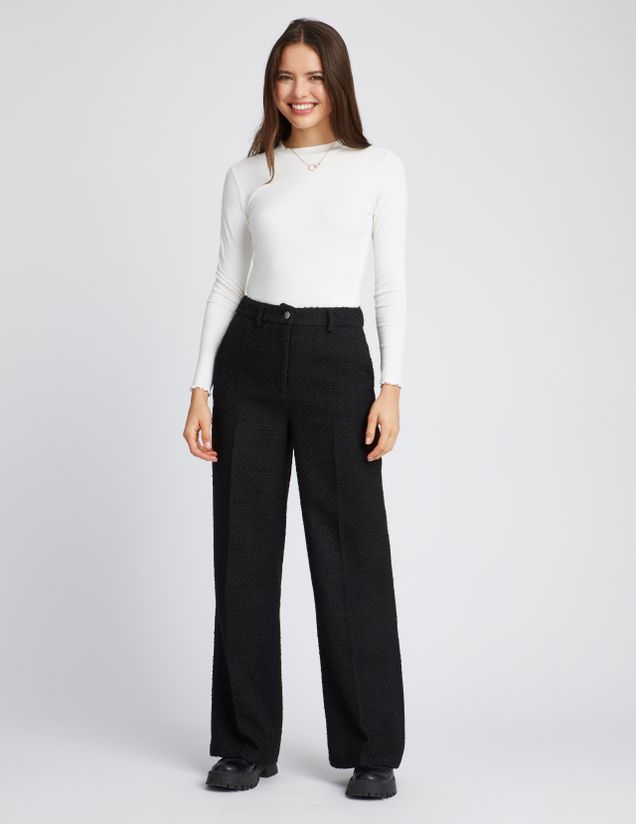 Pantalon en tweed
