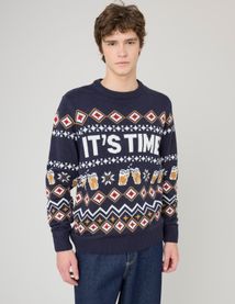 Pull jacquard No&euml;l