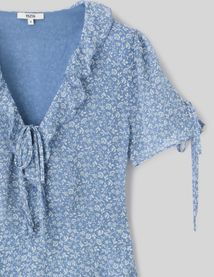 Robe courte imprimée