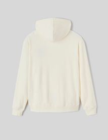 Sweat capuche broderie poitrine