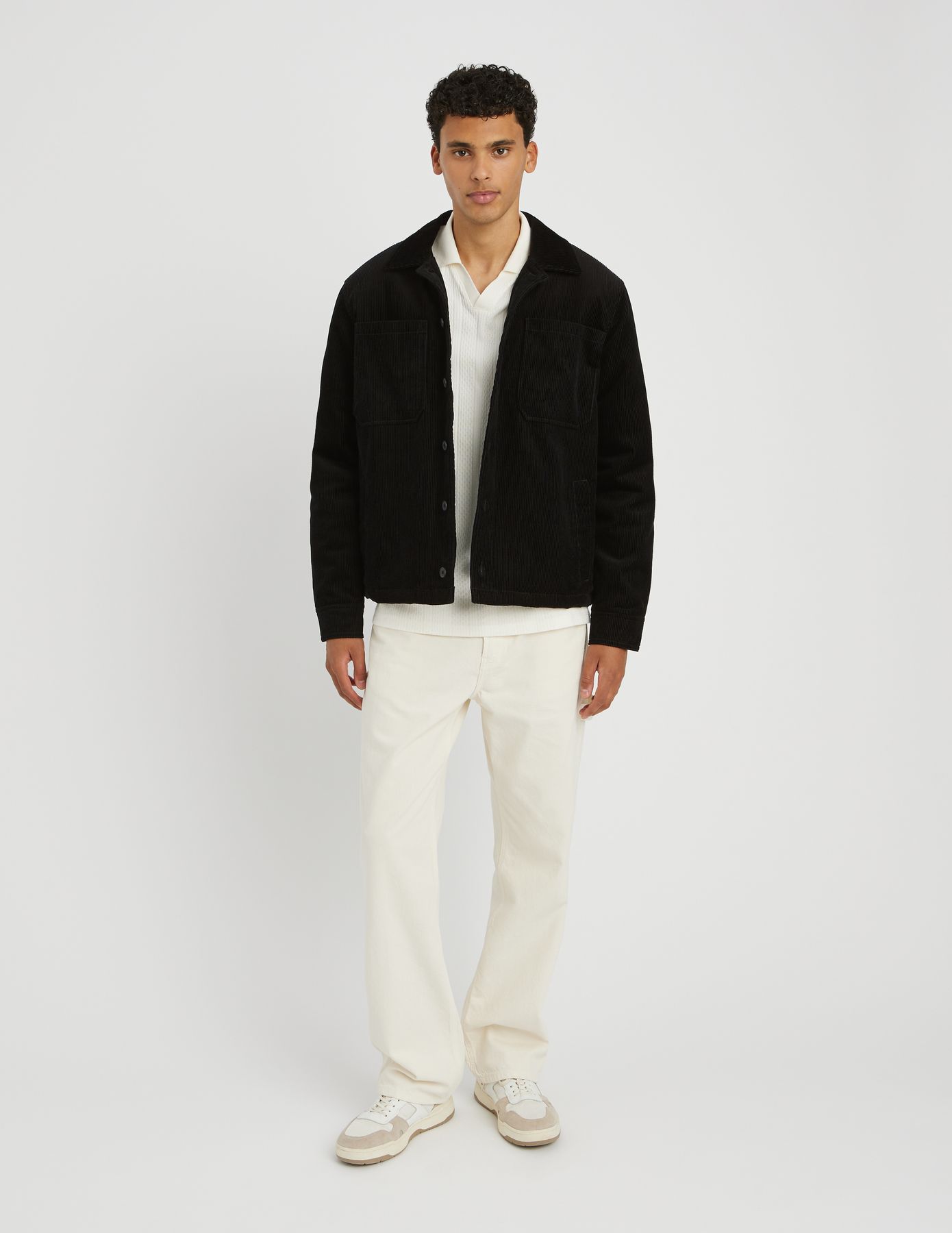 Veste surchemise velours