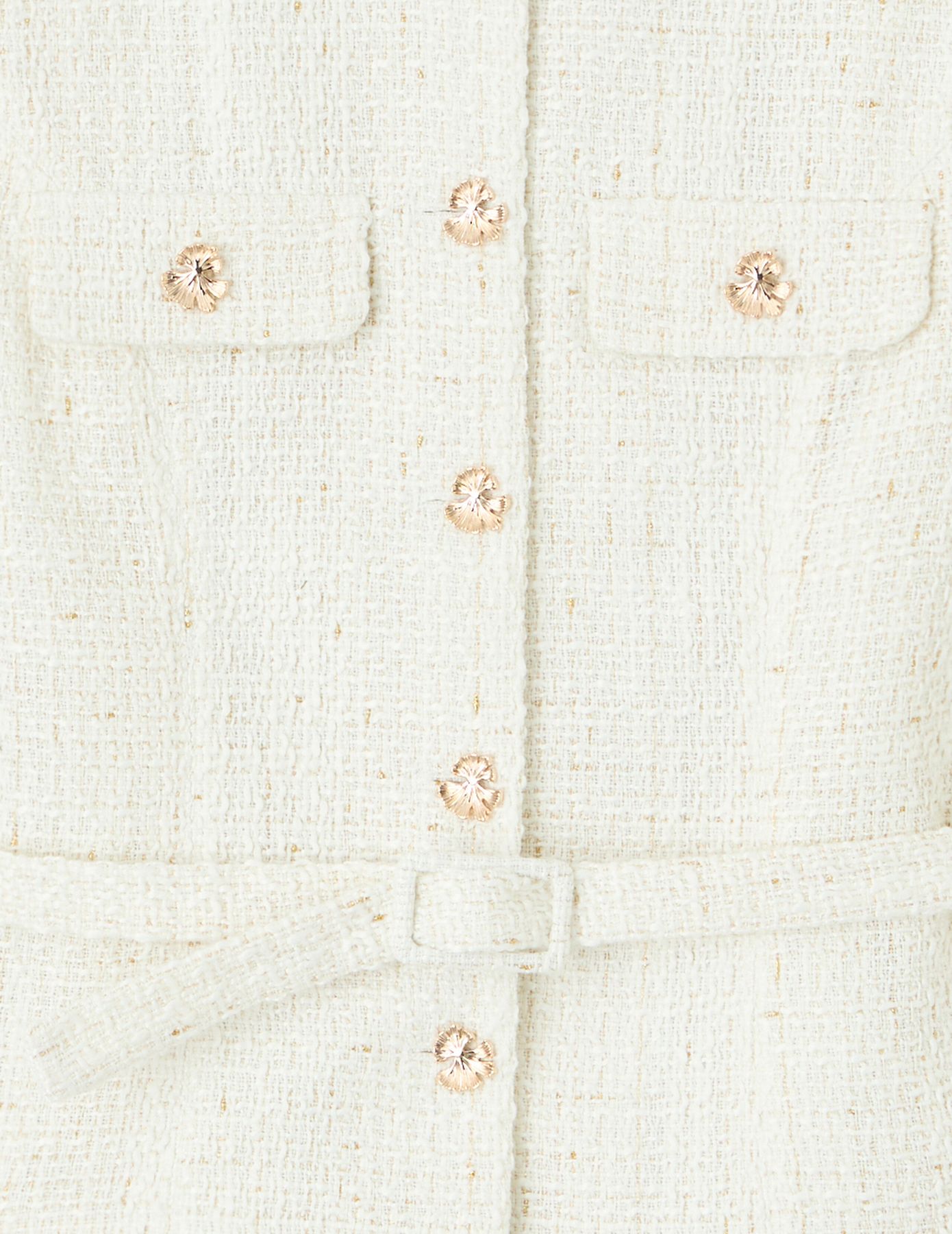 Veste en tweed sans manches