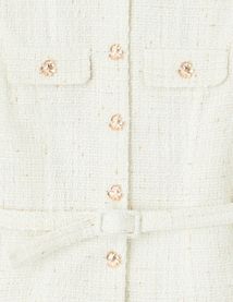 Veste en tweed sans manches