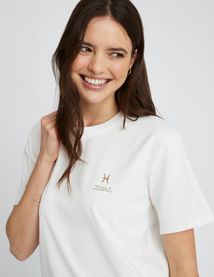T-shirt imprimé signe astro poissons