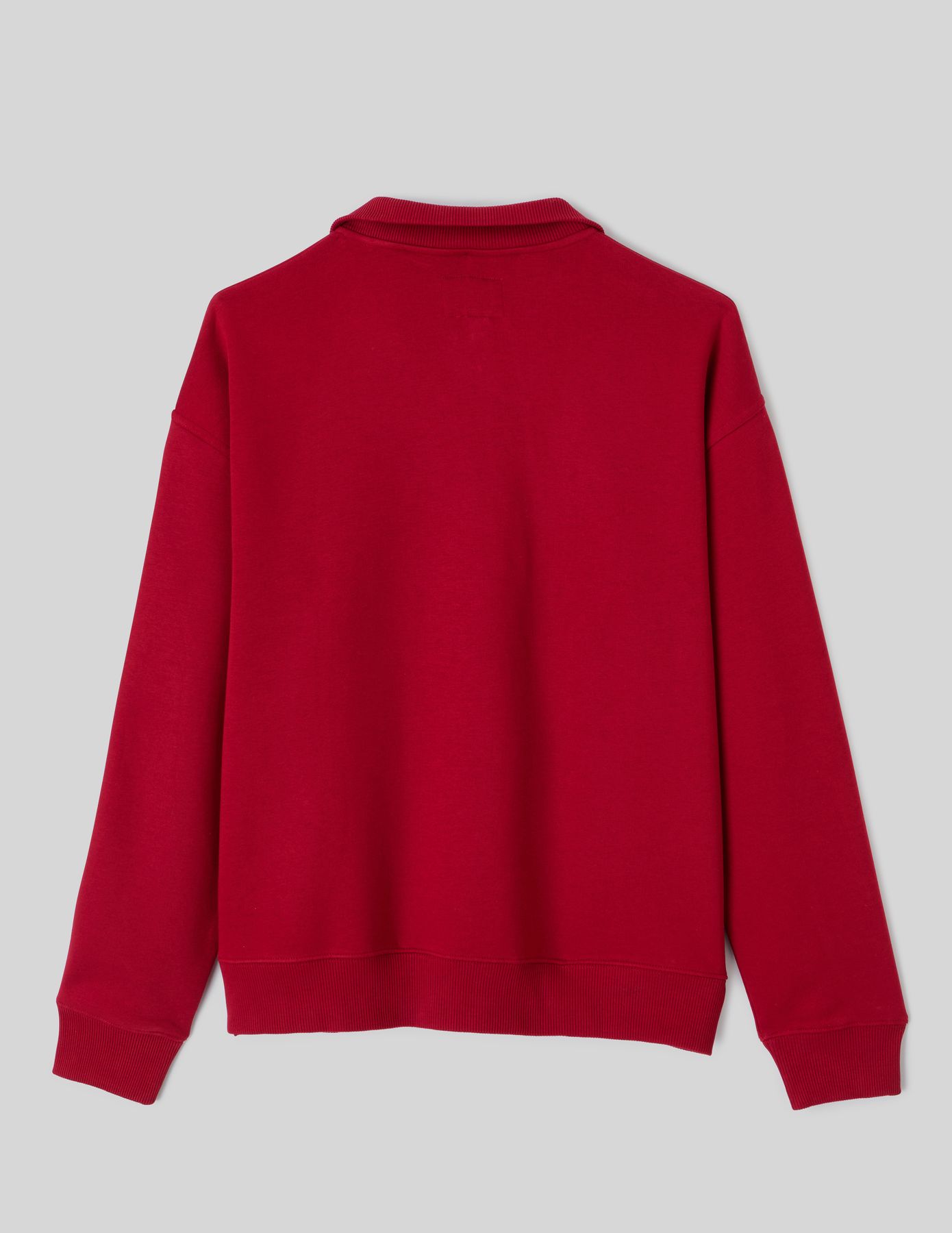 Sweat col montant avec broderie