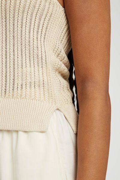D&eacute;bardeur en crochet paillet&eacute;