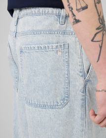 Pantalon loose ray&eacute;