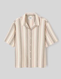 Chemise manches courtes ray&eacute;e