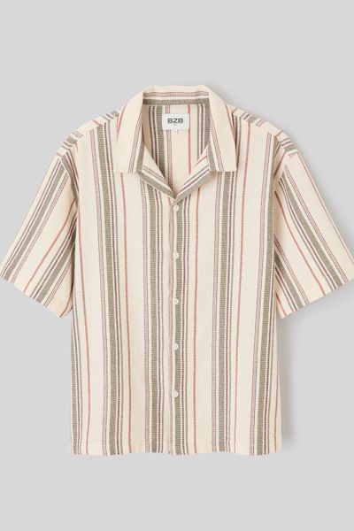 Chemise manches courtes ray&eacute;e