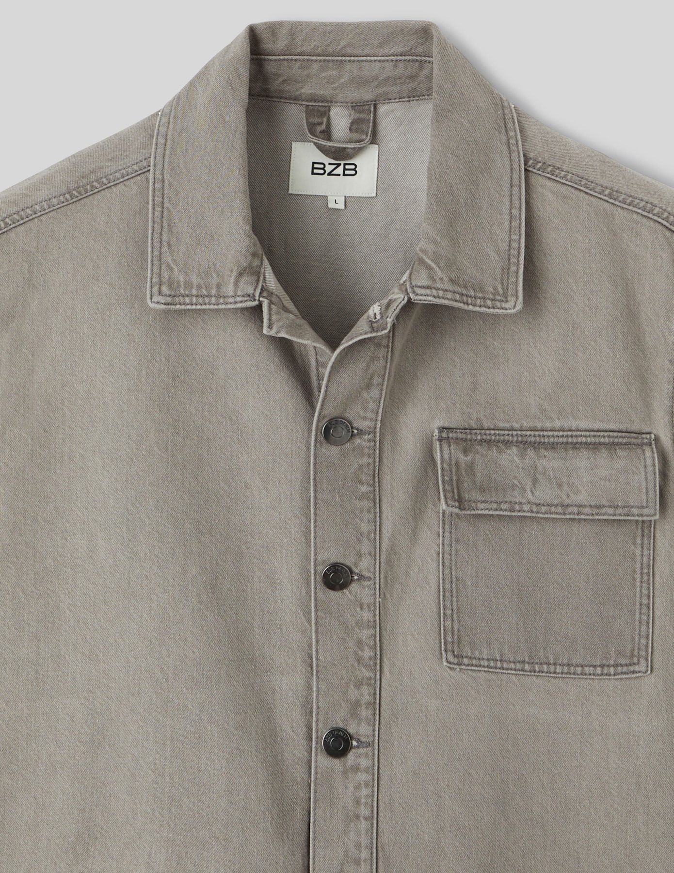 Veste boutonnée en jean
