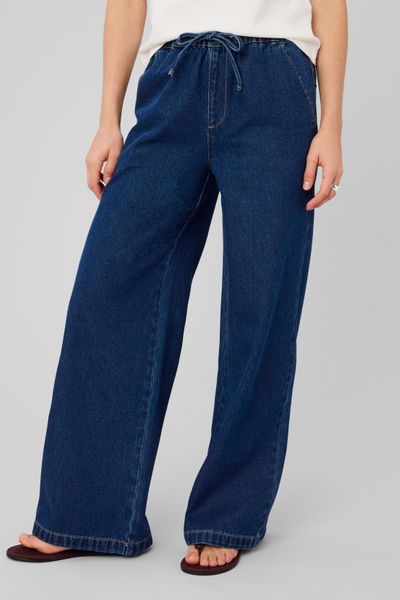 Pantalon denim fluide