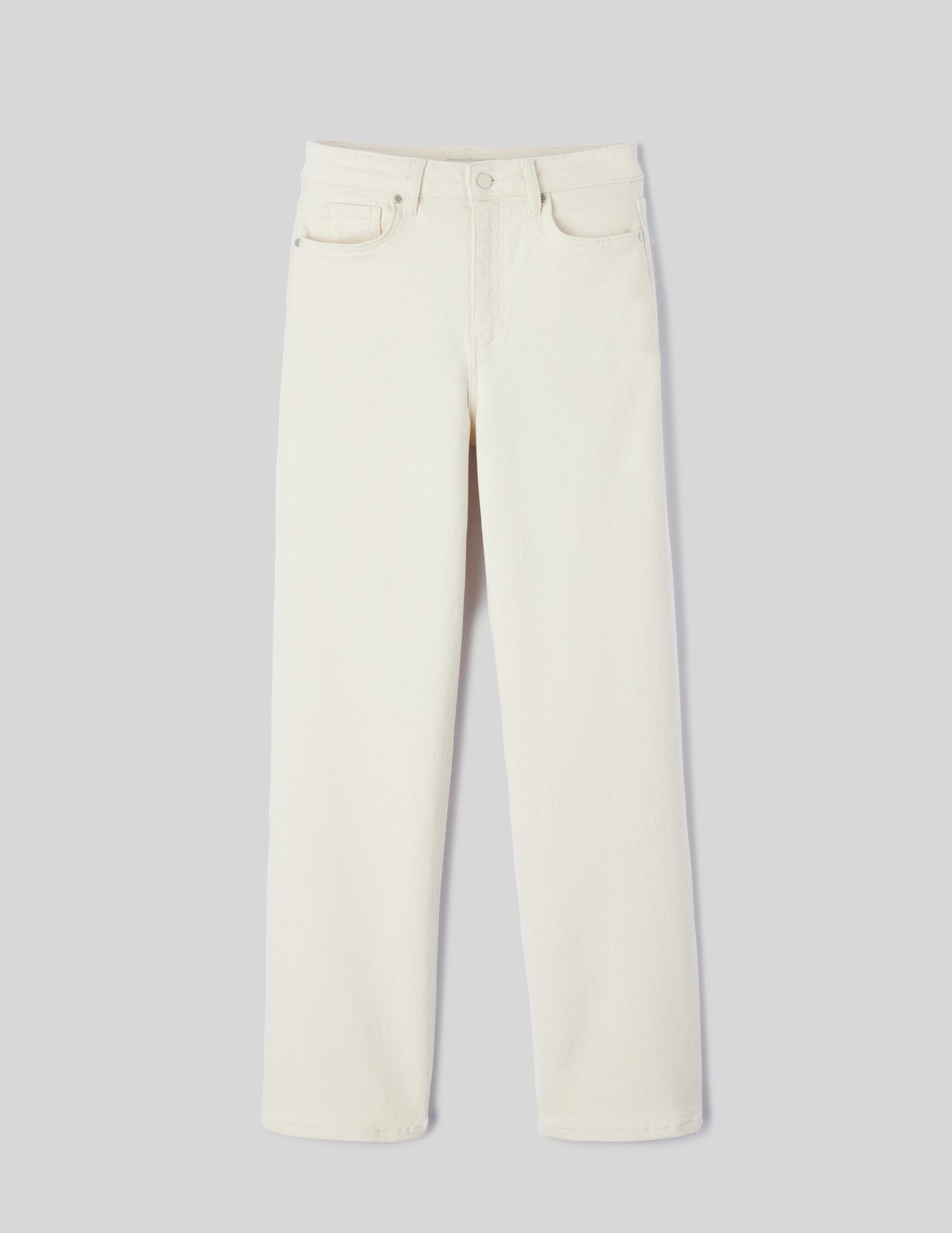 Jean straight taille haute