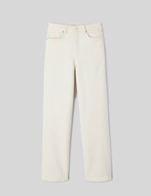 Jean straight taille haute