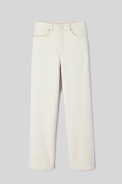 Jean straight taille haute