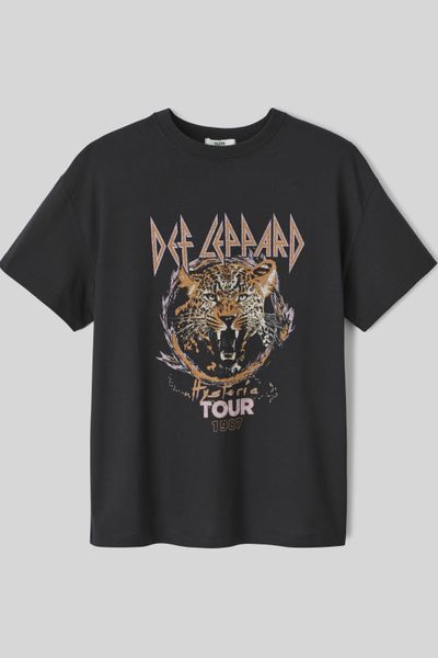 T-shirt imprimé collab Def Leppard
