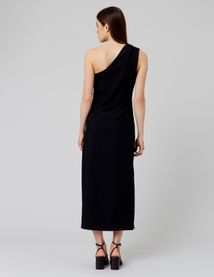 Robe longue asymétrique