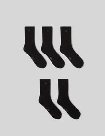 Lot de 5 paires de chaussettes unies
