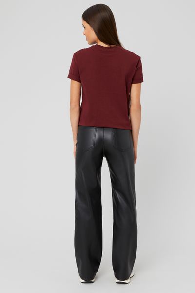 Pantalon tissu enduit