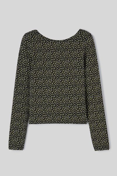 T-shirt imprimé manches longues