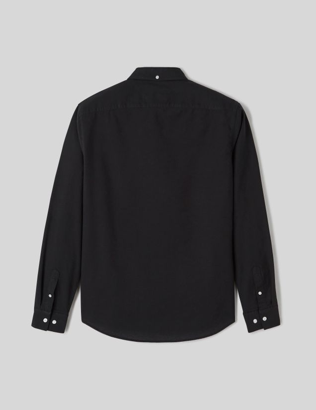 Chemise unie ajust&eacute;e