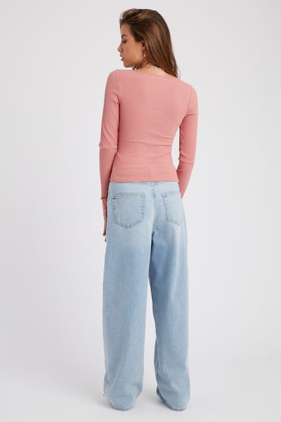 T-shirt manches longues uni