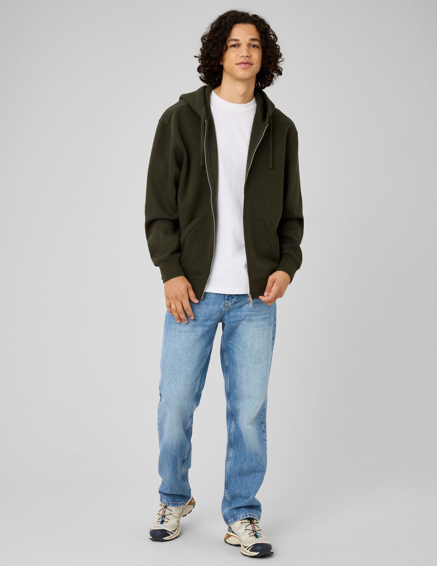 Sweat zipp&eacute; ouverture double