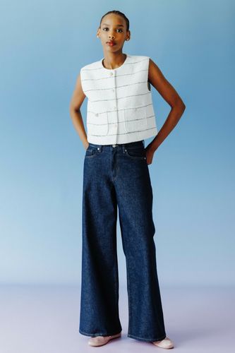Jean wide leg taille standard