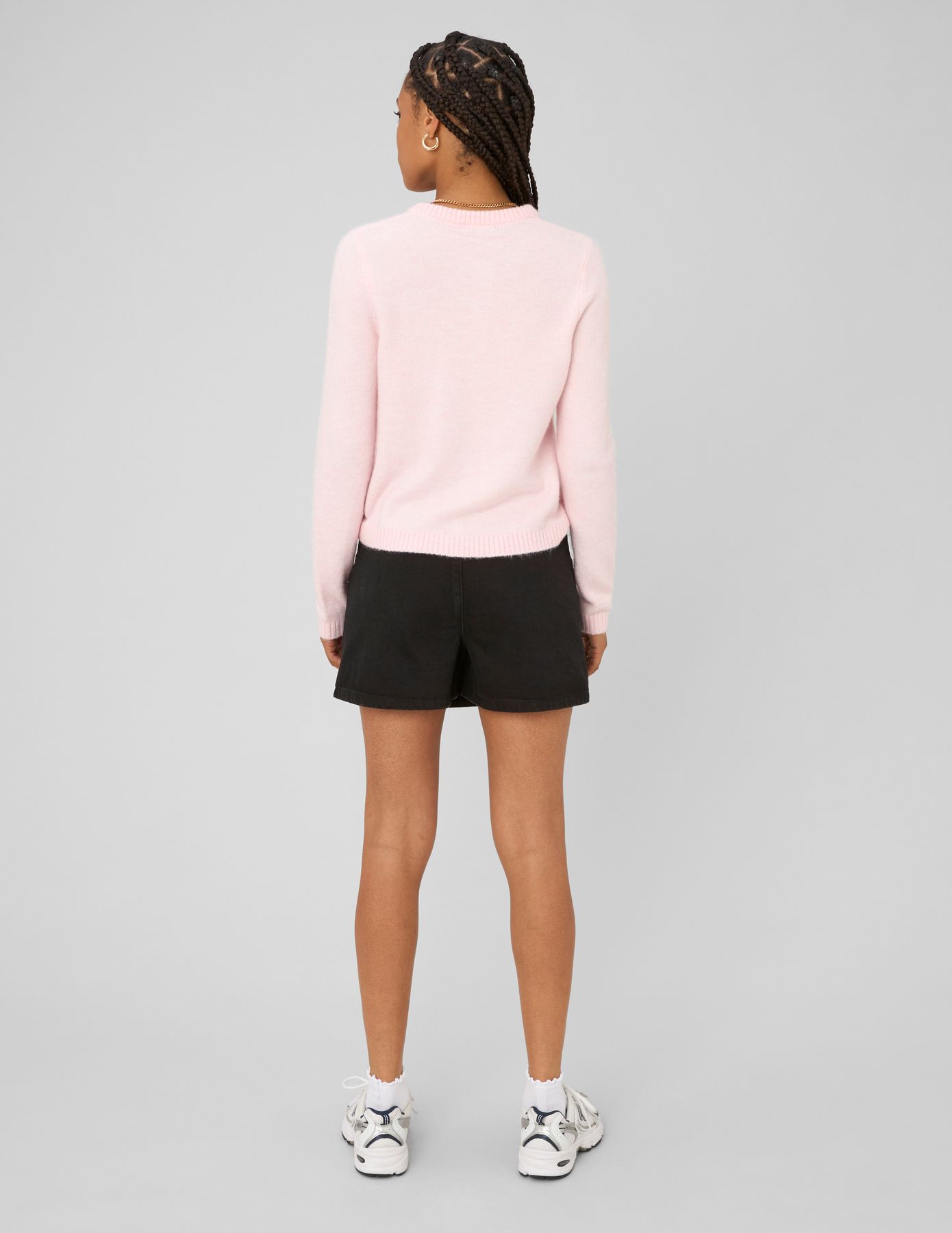 Jupe short &agrave; strass