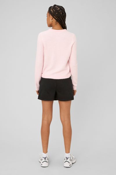 Jupe short &agrave; strass