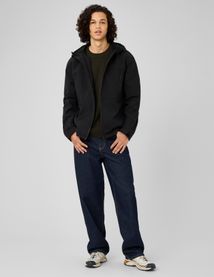 Veste &agrave; capuche zipp&eacute;e