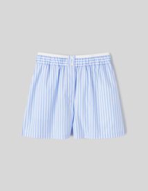 Short fluide caleçon rayé