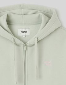 Sweat zipp&eacute; animation devant/dos