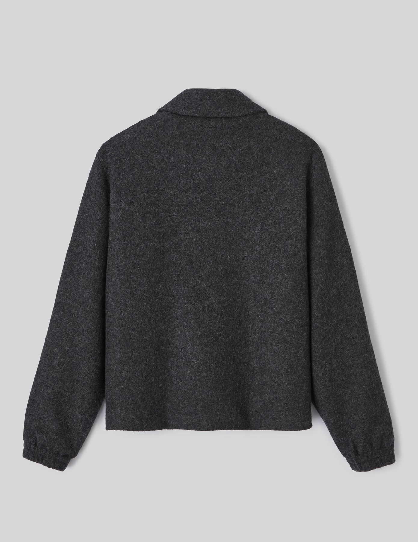 Blouson zippé en laine