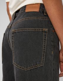 Jean baggy &agrave; revers
