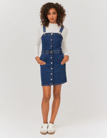 Robe chasuble en jean