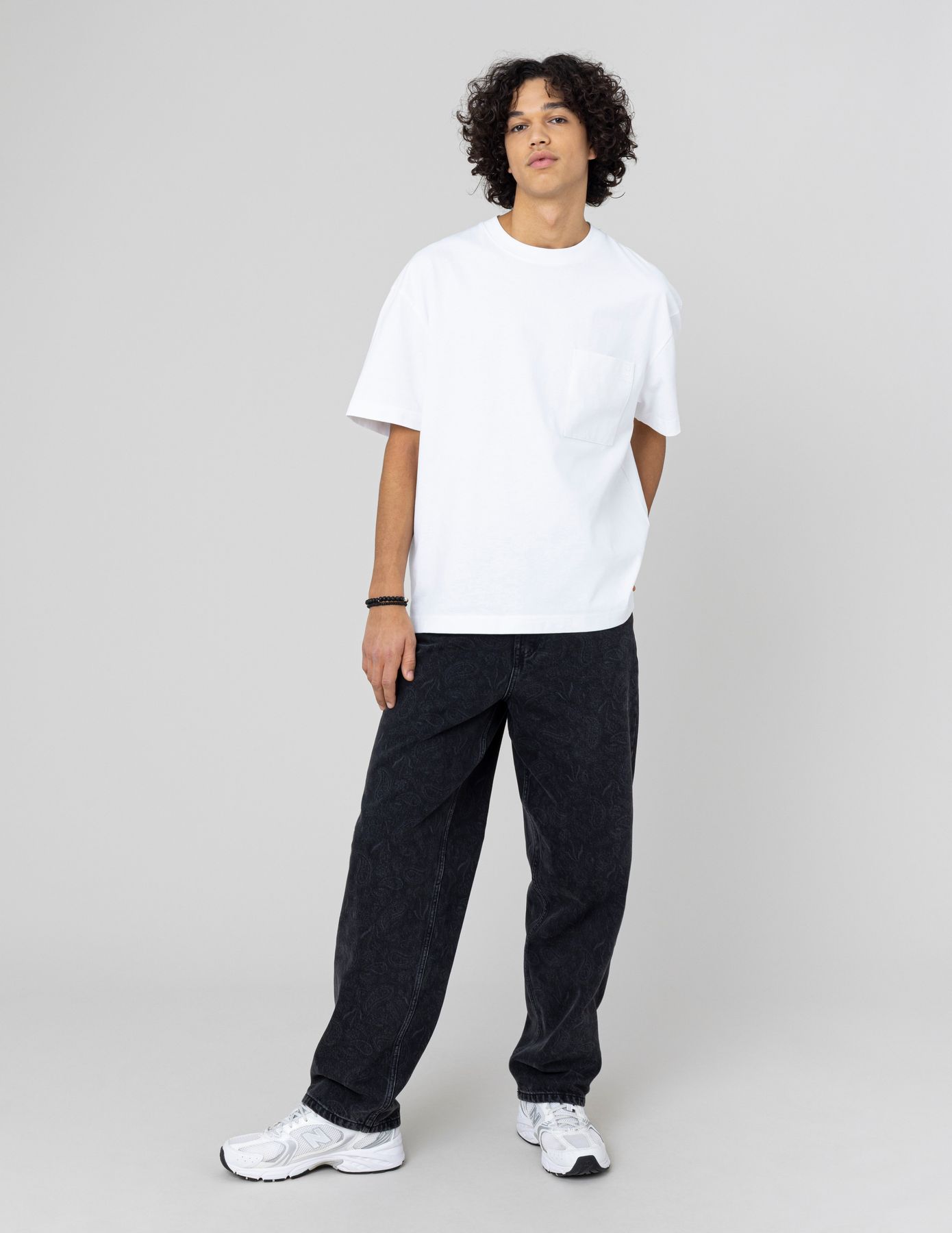 Jean loose imprim&eacute;