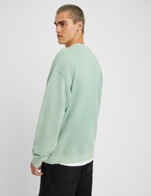 Sweat délavé col rond