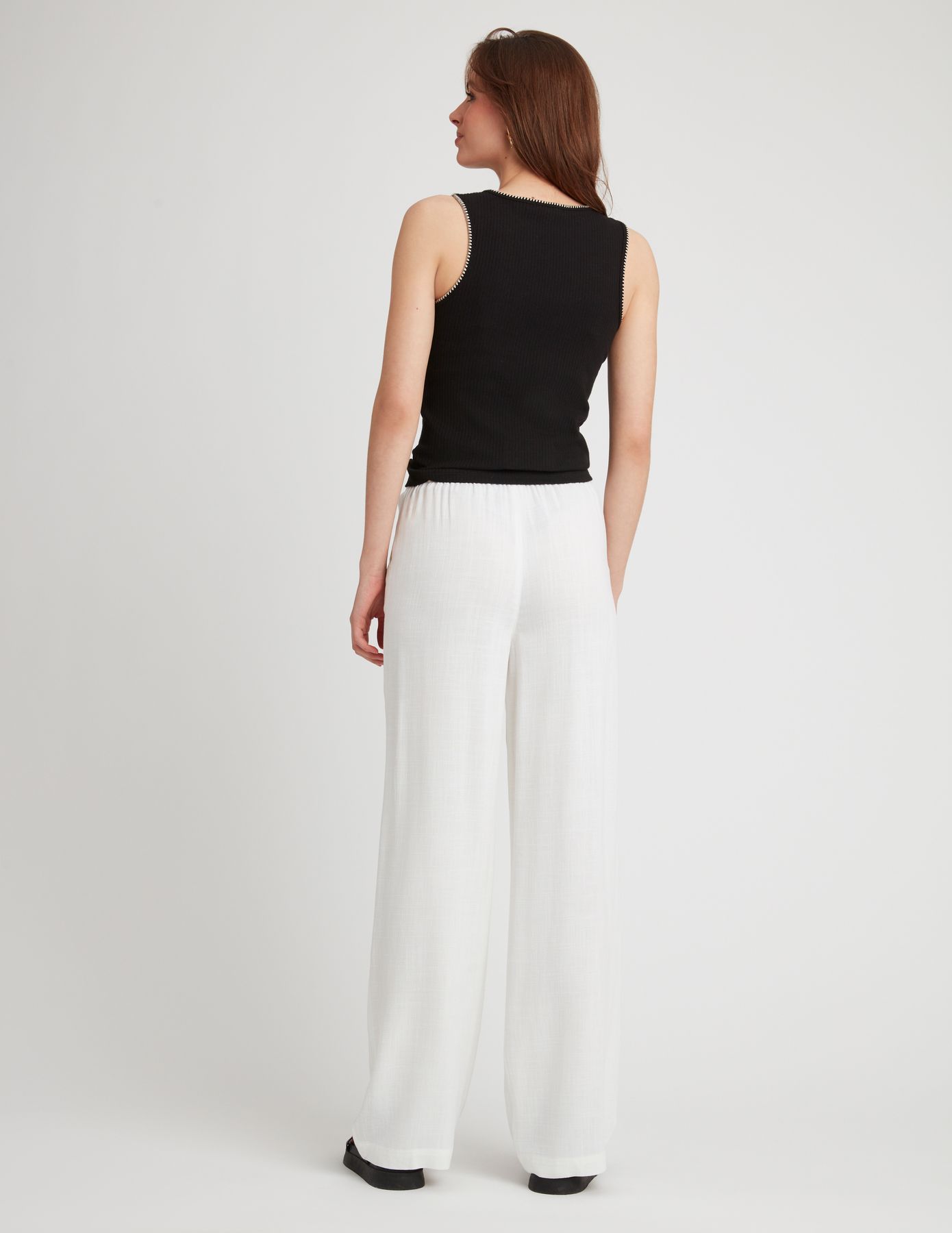 Pantalon fluide droit