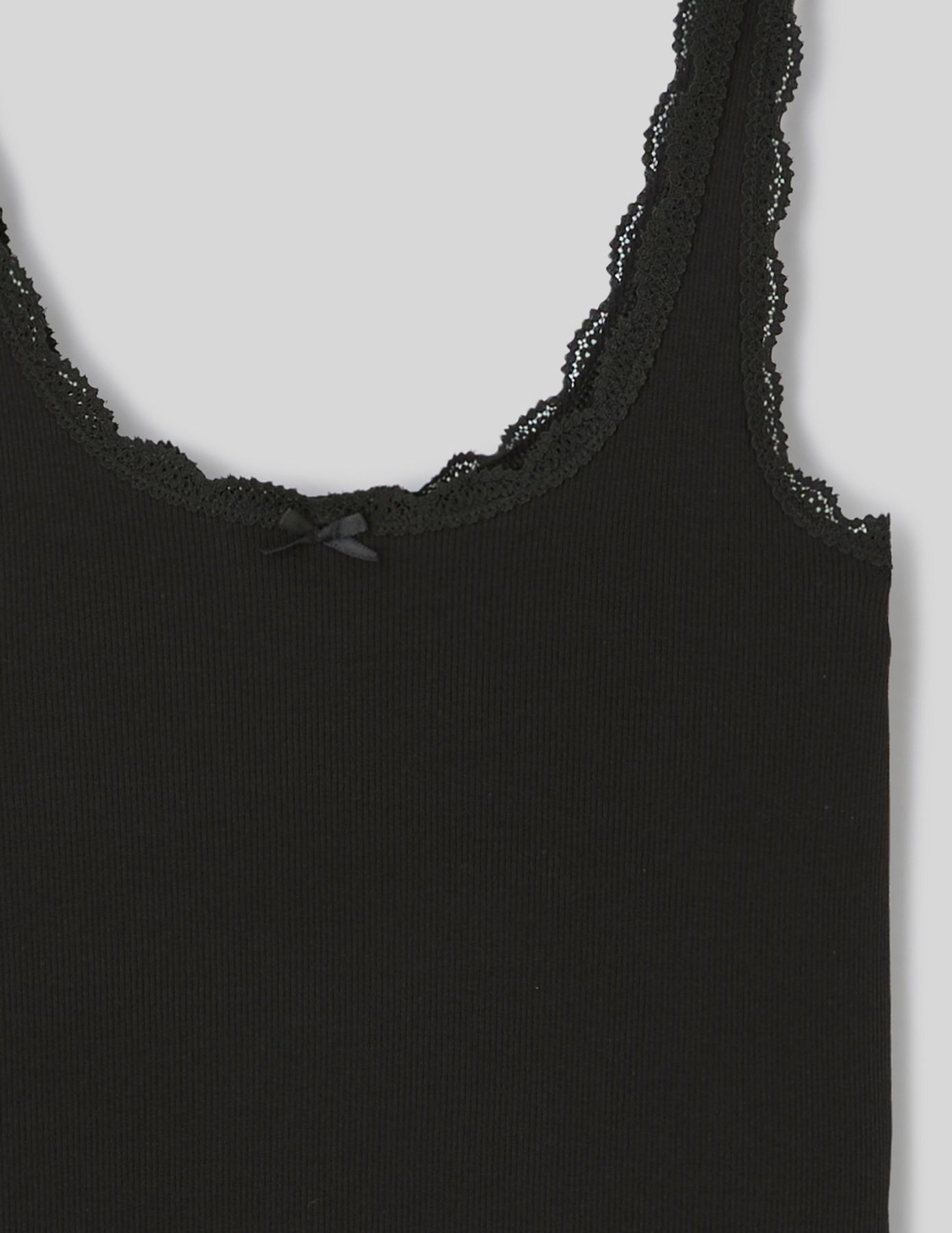 D&eacute;bardeur bords en dentelle avec n&oelig;ud