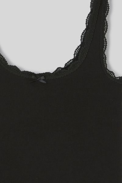 D&eacute;bardeur bords en dentelle avec n&oelig;ud