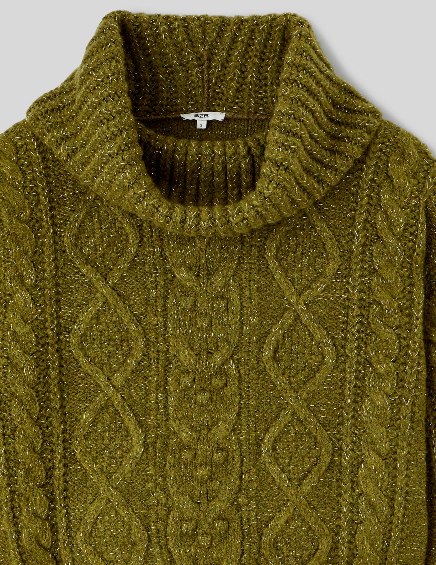 Pull col roulé