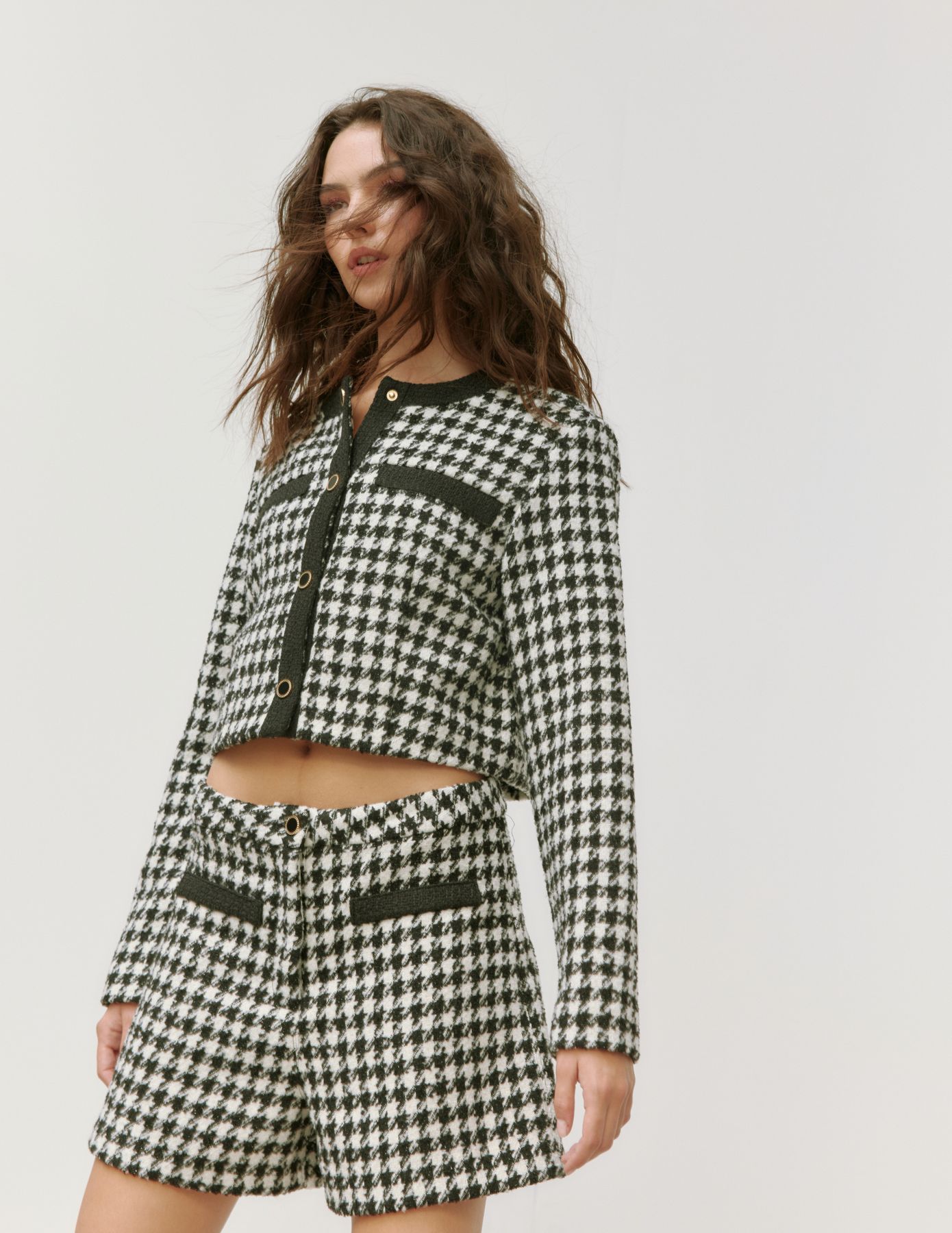 Short en tweed