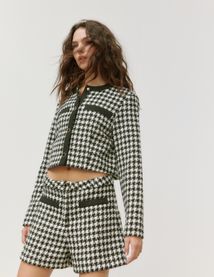 Short en tweed